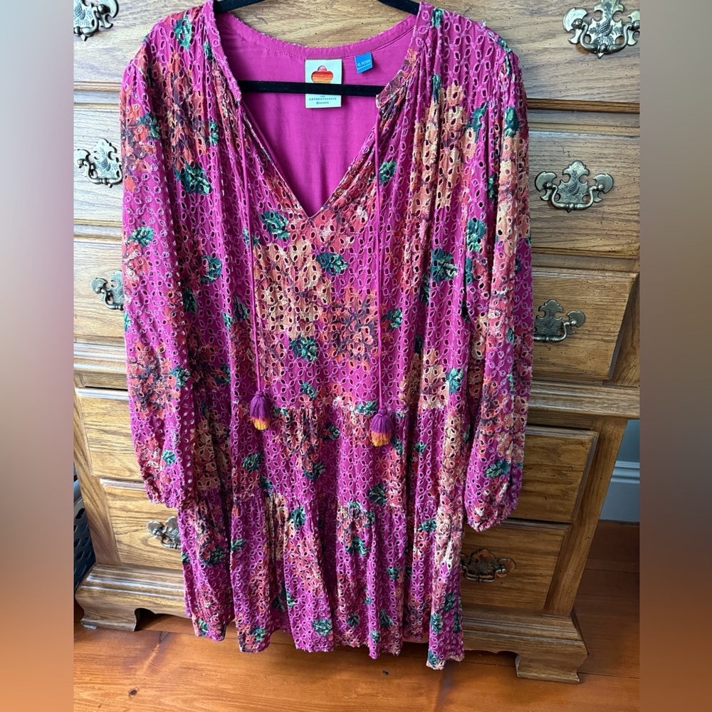 Farm Rio Floral Pink Women's Dress